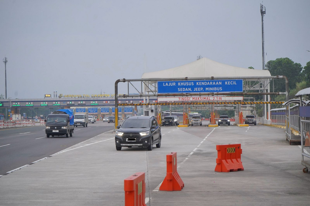 Arus Balik Natal: 36 Ribu Kendaraan dari Wilayah Timur Trans Jawa Melalui Gerbang Tol Cikampek Utama