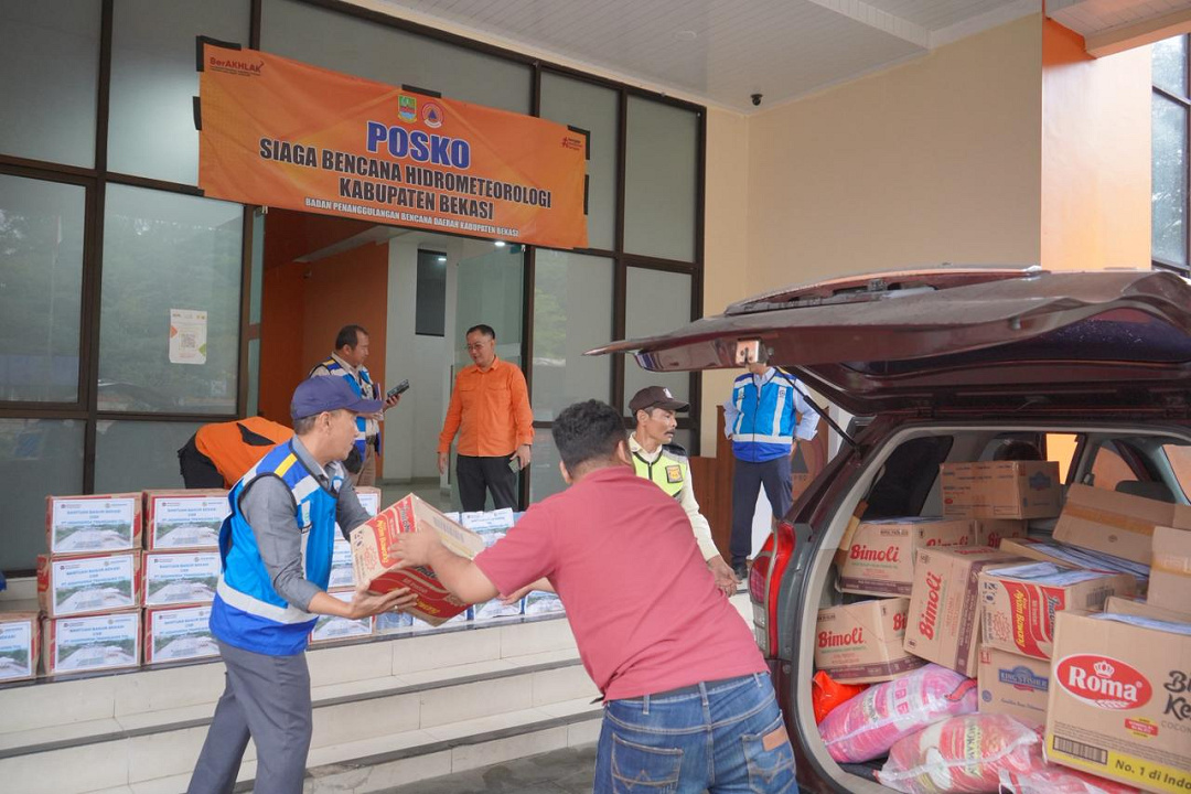 JTT Salurkan Bantuan Tanggap Darurat bagi Warga Terdampak Banjir di Bekasi