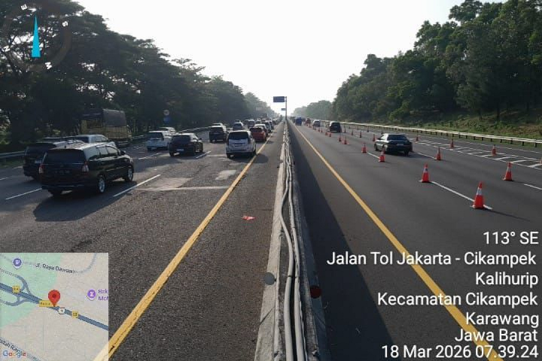 JTT Imbau Pengguna Jalan Rekayasa Lalu Lintas Masih Berlaku di Ruas Jalan Tol Jakarta–Cikampek hingga Trans Jawa