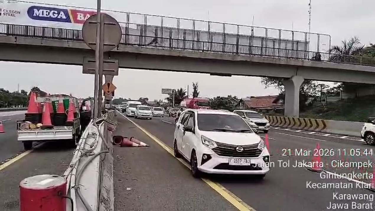 Mobilitas Kendaraan di Ruas Tol Palimanan–Kanci Meningkat, JTT Catat Kenaikan Lalu Lintas di GT Ciperna