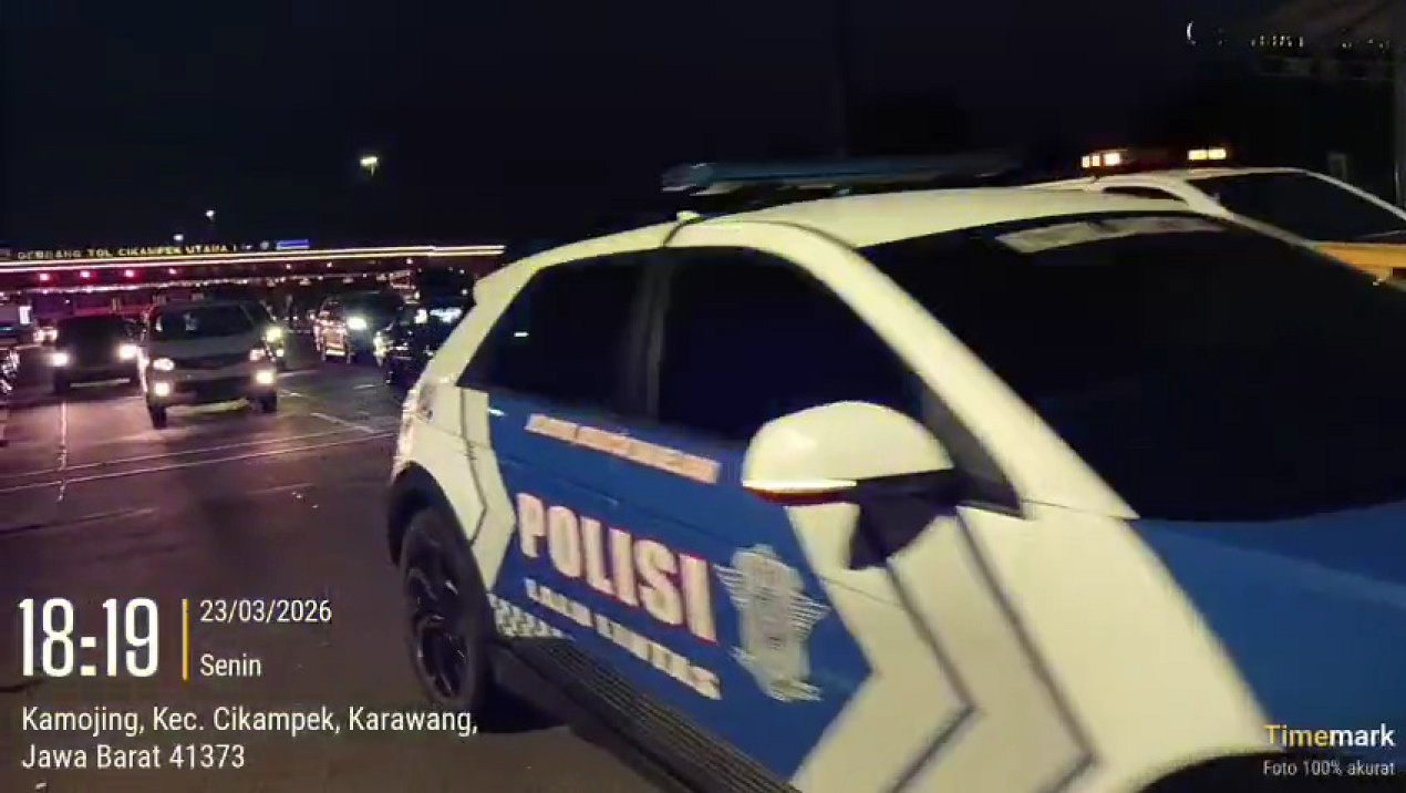 Dukung Kelancaran Arus Balik, JTT Berlakukan Contraflow KM 70 s.d KM 47 Arah Jakarta Ruas Jalan Tol Jakarta–Cikampek