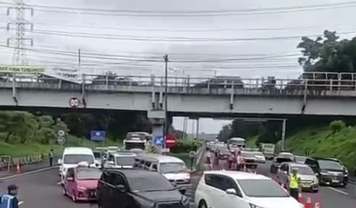 Hingga H+2 Arus Balik Volume Lalu Lintas Meningkat 49,15%, Rekayasa Lalu Lintas One Way Diberlakukan