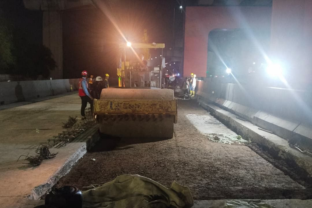 JTT Kembali Lakukan Pemeliharaan Jalan sebagai Upaya Menjaga Kelancaran Mobilitas Pengguna Jalan