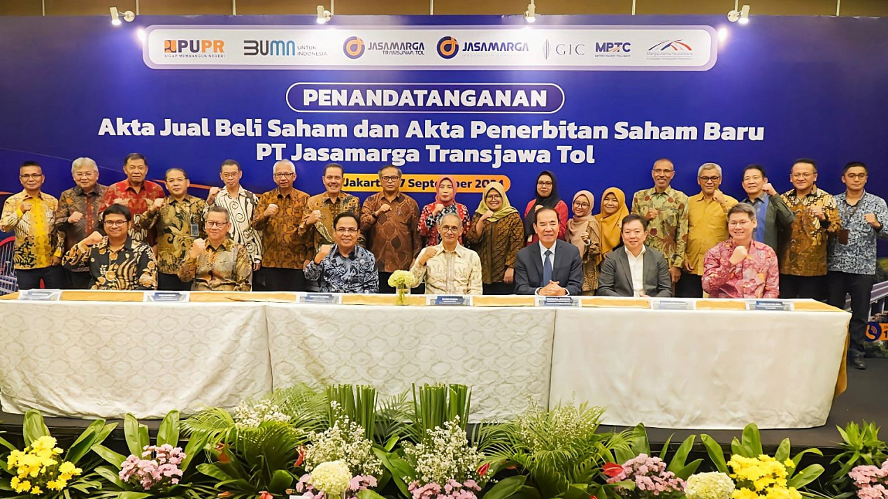 PT Jasamarga Transjawa Tol Umumkan Komposisi Baru Pemegang Saham